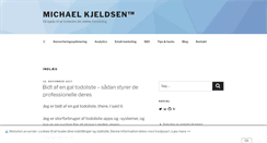 Desktop Screenshot of michaelkjeldsen.com